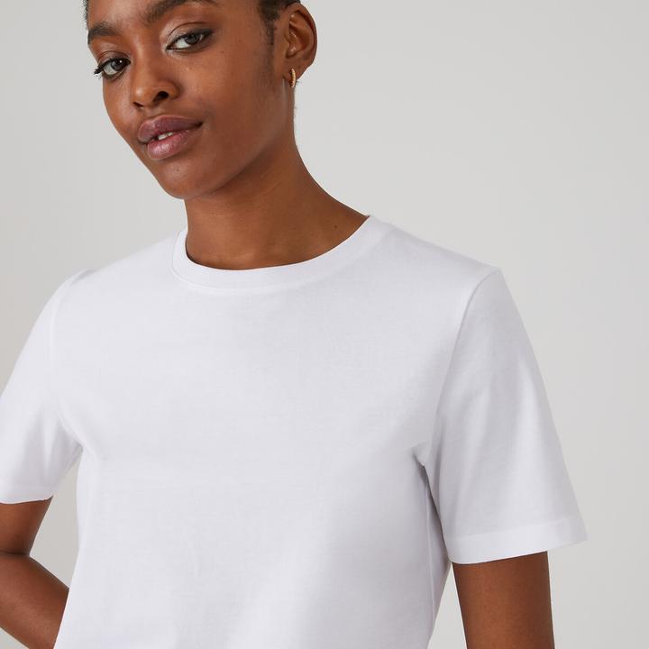 Actual product image La Redoute Collections T-shirt with round neckline and short sleeves (L)