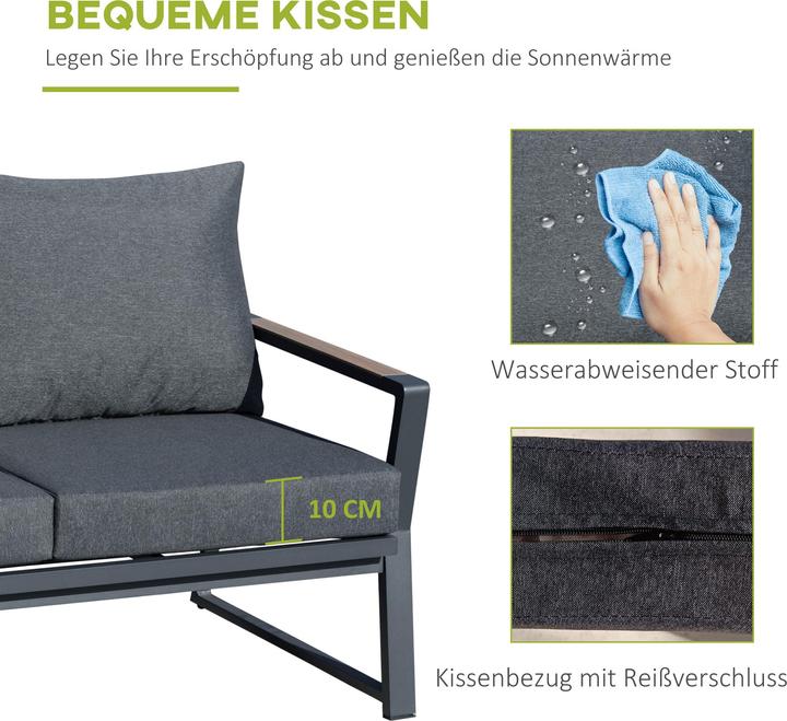 Immagine prodotto Outsunny Set di mobili da giardino con tavolo
