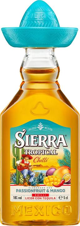Immagine prodotto Sierra Tequila Peperoncino tropicale Sierra (5 x 5 cl)