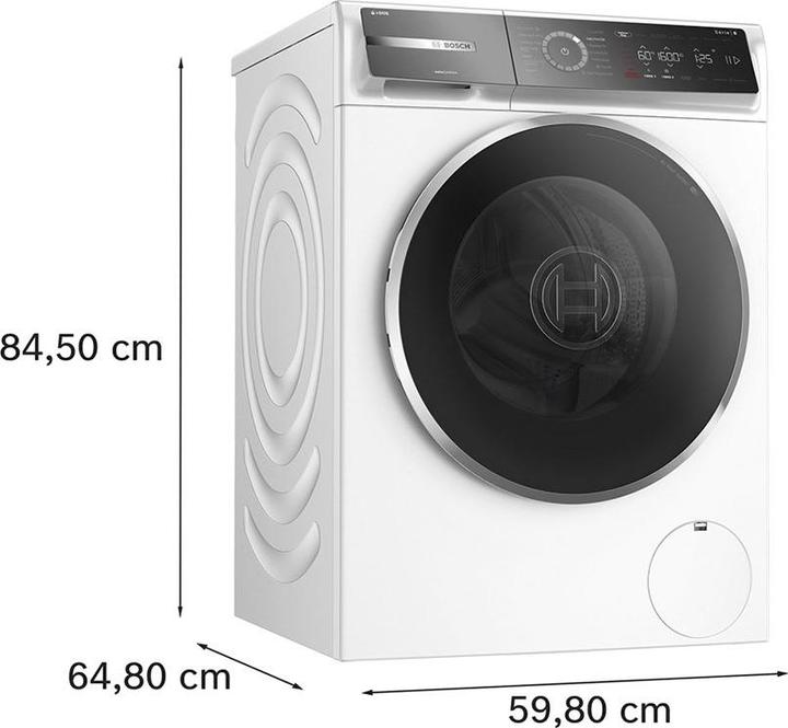 Image du produit Bosch Hausgeräte WQB246D0CH & WGB256A5CH Tour de lavage (9 kg, Droite)