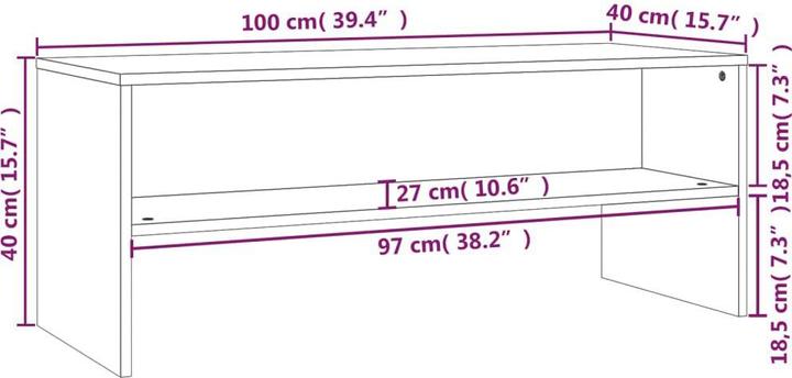 Immagine prodotto VidaXL Brock (100 x 40 x 40 cm)