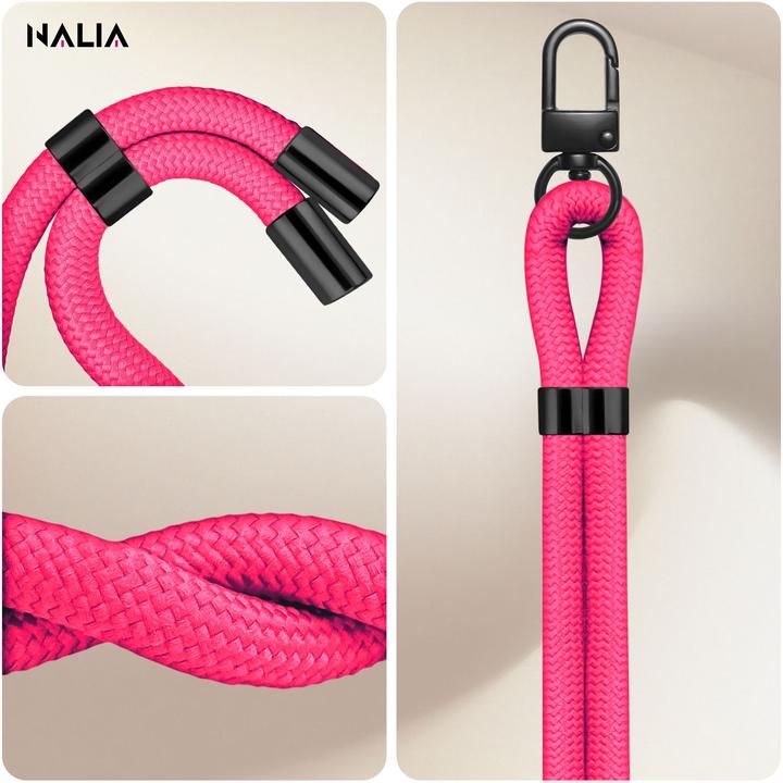 Actual product image Nalia HoldMe Lanyard Handykette - Universal Trageband für Smartphones - Verstellbar, Soft & Elastisch