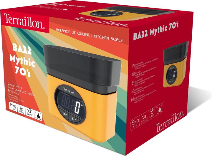 Image du produit Terraillon Balance de cuisine BA22 Mythique Jaune