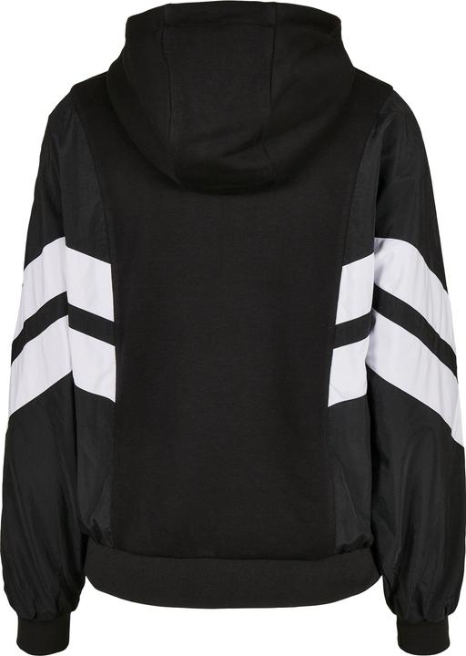 Produktbild Urban Classics Ladies Mix Crinkle Nylon Sweat Hoody (XS)