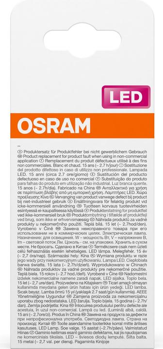 Produktbild Osram Led Star Classic A (E27, 5.50 W, 470 lm, 1 x, F)