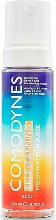 Actual product image Comodynes Self-Tanning Fresh Water Mousse Sunscreen 200ml (Self tanning serum, 200 ml)