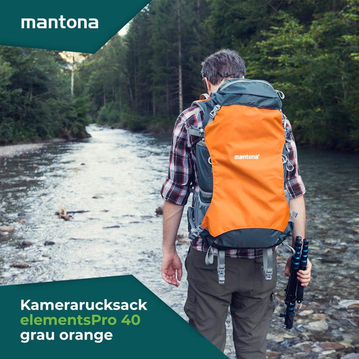 Image du produit mantona élémentsPro 40 orange (Sac à dos photo)