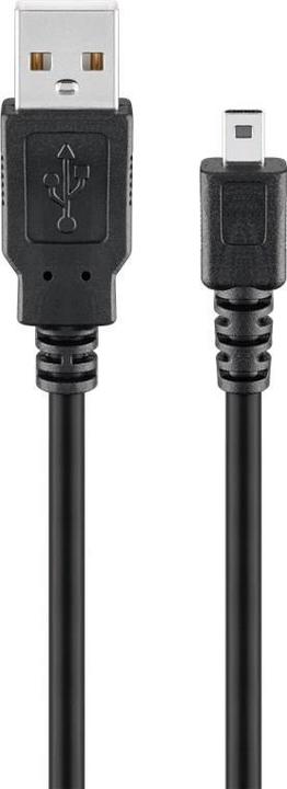 Produktbild Goobay USB 2.0 Hi-Speed Kabel, Schwarz, 1.8 m (1.80 m, USB 2.0)