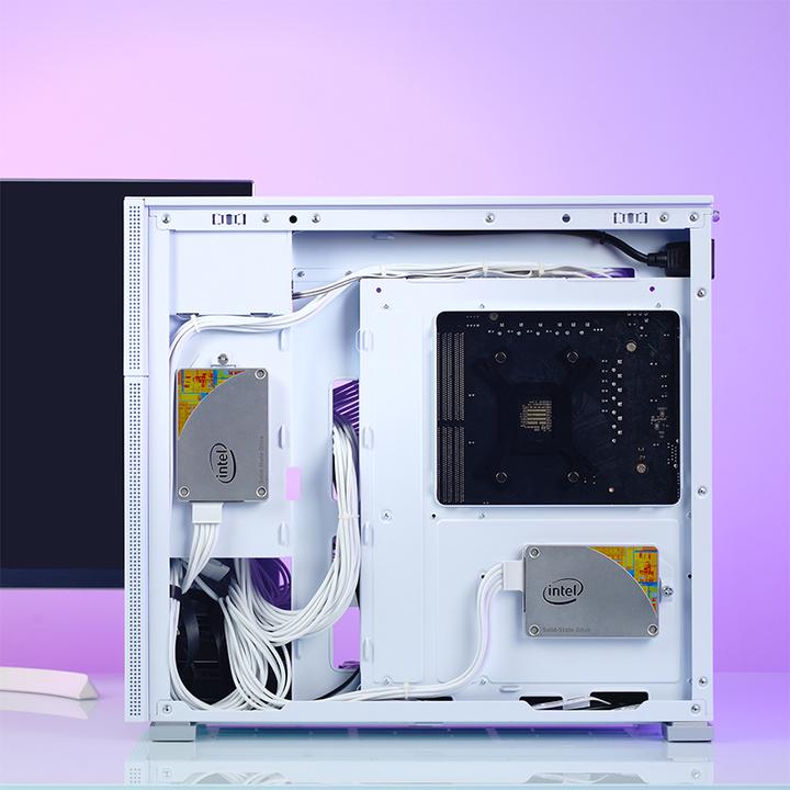 Produktbild Jonsbo D41 MESH White (mATX, DTX, Mini-ITX, ATX)