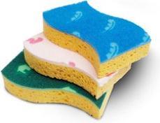Produktbild Spontex Spülschwamm Sweet Home x3