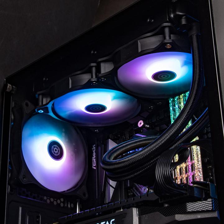 Actual product image Silverstone Air Blazer 120R fan, ARGB (120 mm, 1 x)