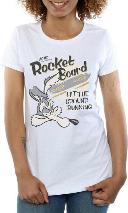 Immagine prodotto Looney Tunes Wile E Coyote Rocket Board Maglietta Donna (XL)