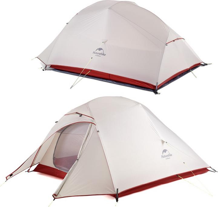 Actual product image Naturehike Cloud up 3 ultralight tent for 3 peopleLight grey (Awning, 2.12 kg, 3 persons)