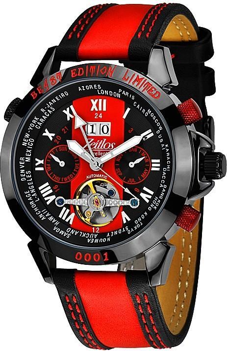 Zeitlos Exzellent GMT Beast Limited Edition Black Referenz ZL-EBE-10 B (Chronograph, 44 mm)
