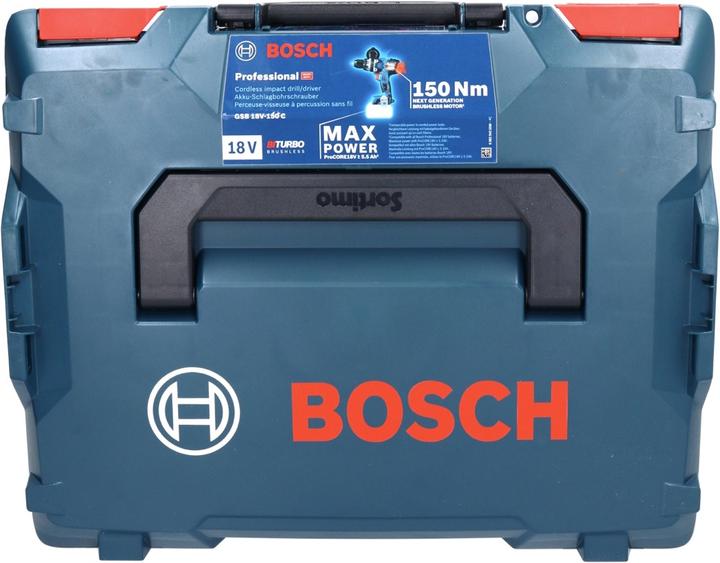 Produktbild Bosch Professional Bosch GSB 18V-150 C Professional Akku Schlagbohrschrauber 18 V 150 Nm Biturbo Brushless + 1x ProCORE (Akkubetrieb)