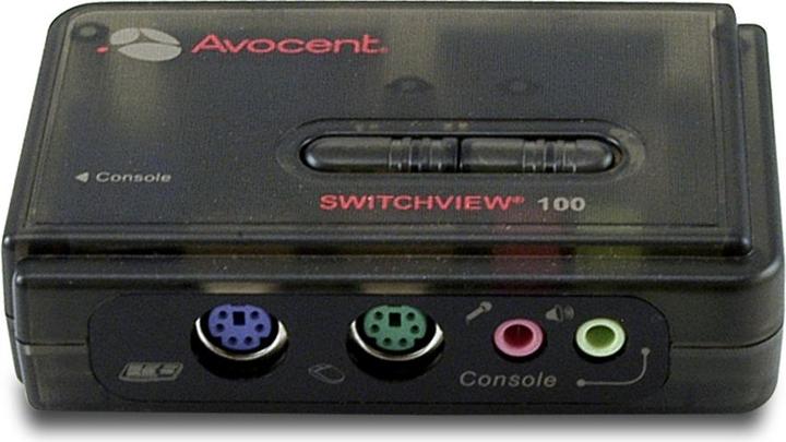 Actual product image Avocent Switchview 100, 2-Port KVM Switch 2x PS2, VGA