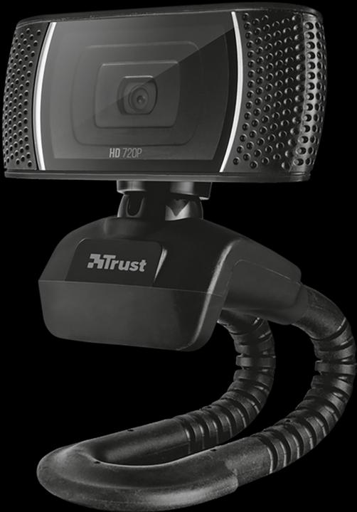 Actual product image Trust Doba - 1280 x 720 pixels - 720p - Car - USB - Black - Clip / Stand (Cable, USB Type-B)