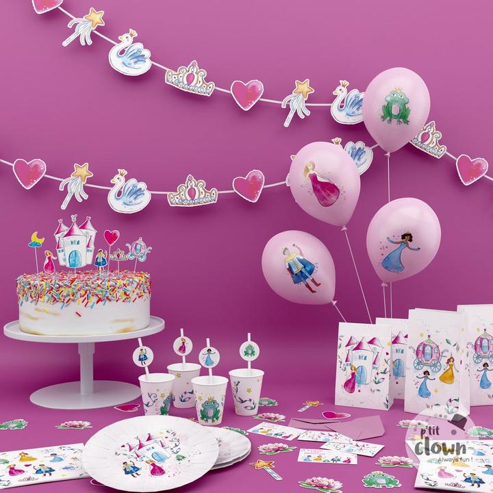Immagine prodotto P'tit Clown Invito Principesse Disney Vivi la tua storia (8 pz.)