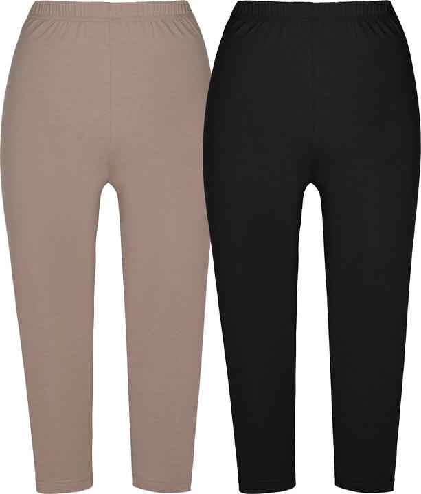 Immagine prodotto Redbest Leggings capri da donna in confezione da 2 pezzi (40, 42)