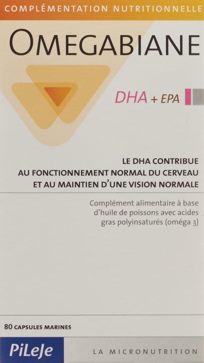 Image du produit Omegabiane Capsule de DHA + EPA (80 pièce(s), Capsules, 102 g)