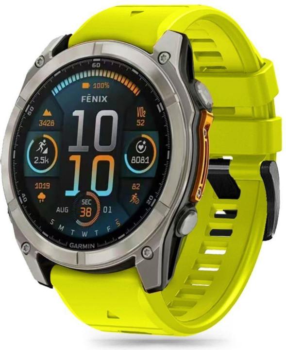 Produktbild Tech-Protect SILICONE LINE GARMIN FENIX 5X / 5X PLUS / 6X / 6X PRO / 7X / 8 (51 MM) LIME