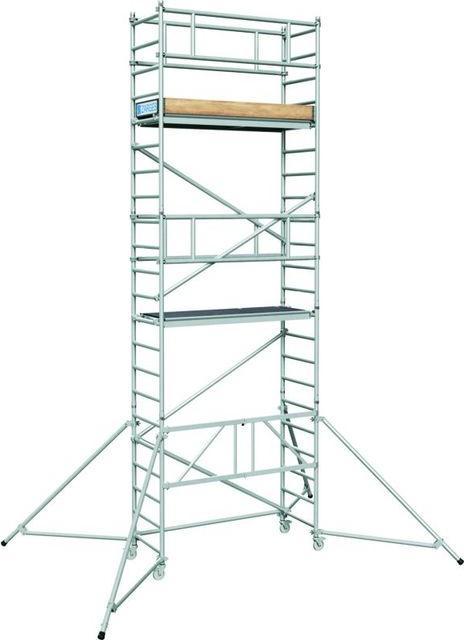 Actual product image Zarges Working scaffold PaxTower 1T 0.72 x 1.80 m Working height 6.55 m (Scaffolding, 180 cm)
