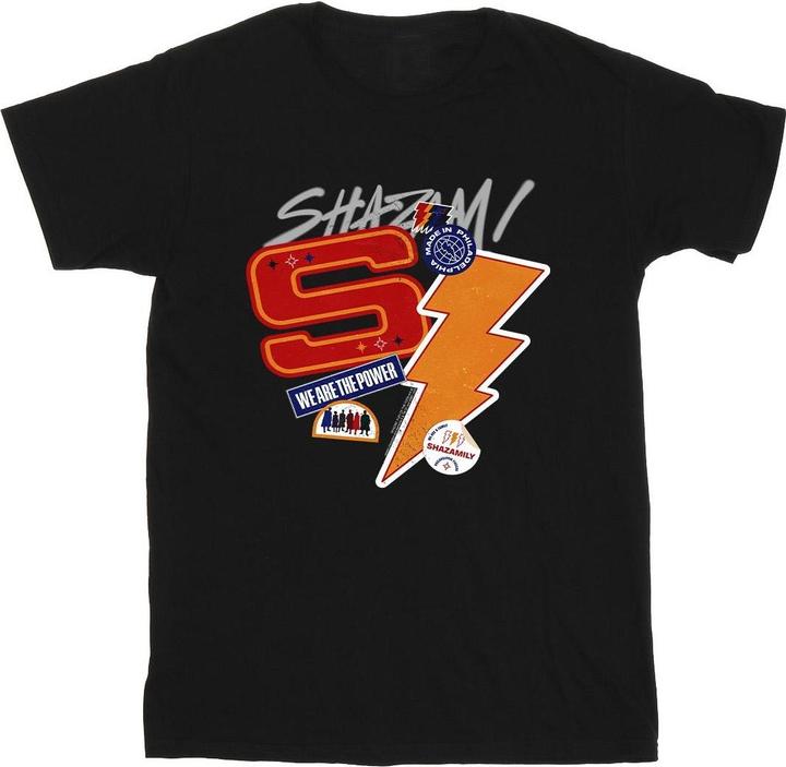 Shazam Fury Of The Gods Sticker Spam TShirt (4XL)