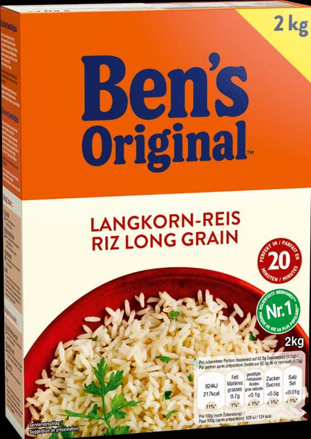 Image du produit Ben's Original Grain long sec 20 Min. en vrac 2kg (2000 g)