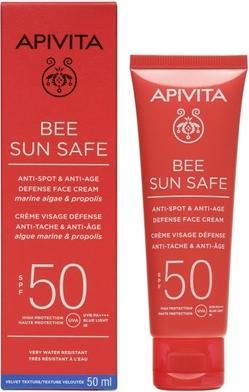 Produktbild Apivita Anti-Aging- und Fleckencreme SPF 50 (Sonnencreme, SPF 50)