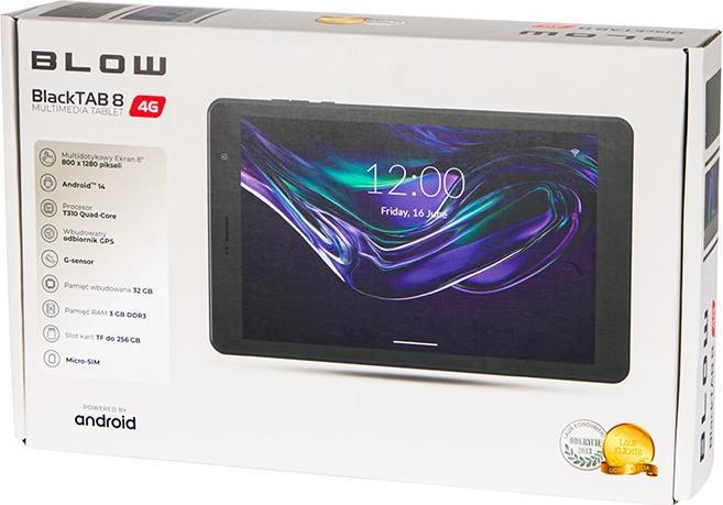 Actual product image Blow Tablet BlackTAB8 3/32GB 4G LTE (4G, 7.99", 3 GB, Black)