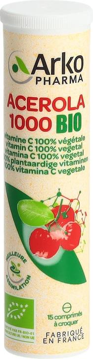 Immagine prodotto Arkopharma Arkovital Bio Acerola Kautabletten 1000mg (60 Pezzo/i, Pillole, 191 g)