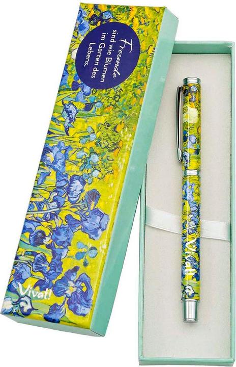 Füllfederhalter »Freunde sind wie Blumen im Garten des Lebens« mit Van-Gogh-Motiv