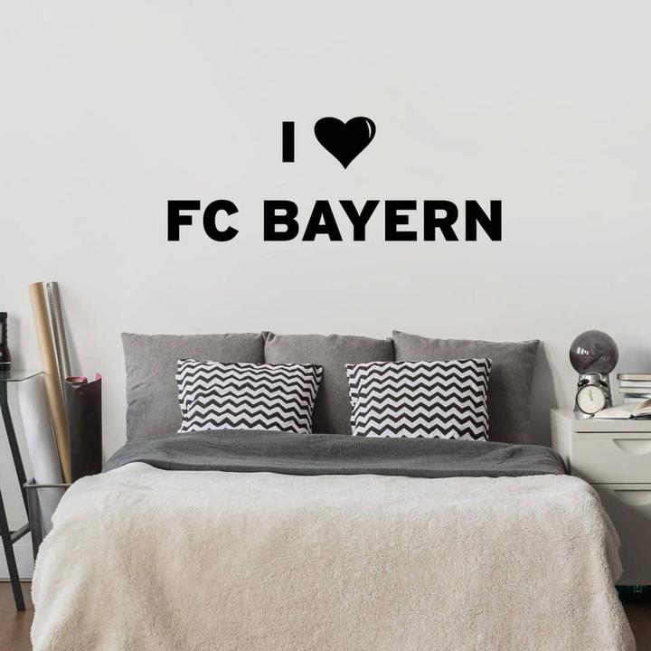 Produktbild FC Bayern München I Love Fc Bayern (140 x 16 cm)