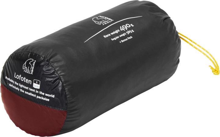 Actual product image Nordisk Lofoten 1 Tent (Tunnel tent, 0.49 kg, 2 persons)