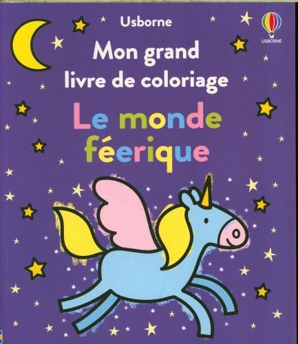 Immagine prodotto Mon grand livre de coloriage : le monde féérique (Francese, Nolan Kate, 2023)