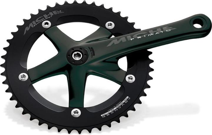 Actual product image Miche Primato Advanced Pista Kurbel Schwarz (175mm/46 T)