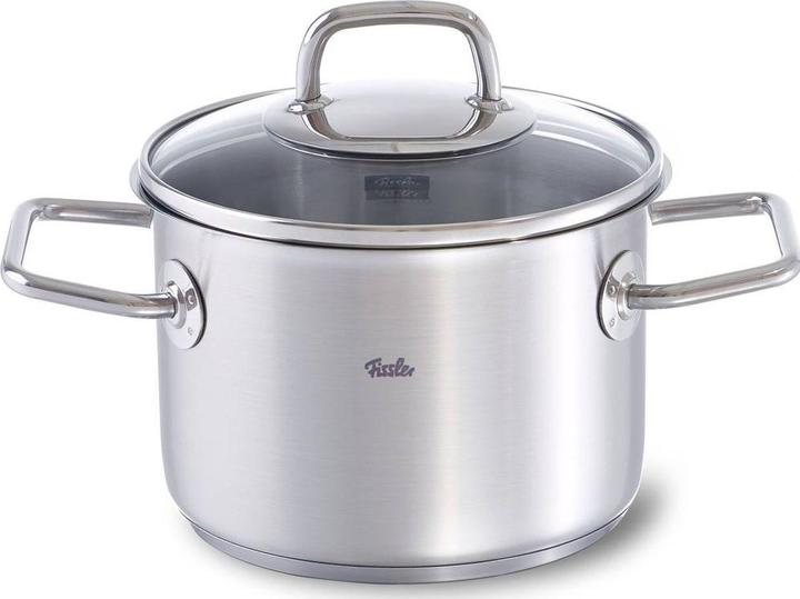 Actual product image Fissler viseo saucepan induction with metal lid stainless steel 24 cm Ø 5.7 L (24 cm, Pot, Stainless steel)