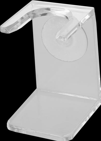 Rasierpinselhalter, Kunststoff Glashell, Höhe: 7,5 cm (Rasierpinsel)