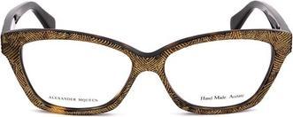 Image du produit Alexander McQueen AMQ-4268-OFN Or Havana Monture de lunettes sans ordonnance