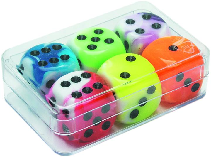 Weible Dé Flashy, 6 pcs.