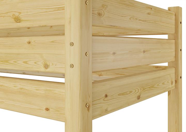 Produktbild Erst-Holz Etagenbett extra stabil Kiefer 100x200 Stockbett Nische 100 Rollroste Bettkästen 60.16-10S2 (100 x 200 cm)