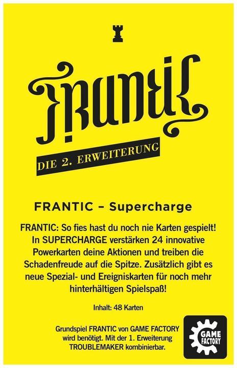 Productafbeelding Game Factory FRANTIC - Supercharge (d) (Duits)