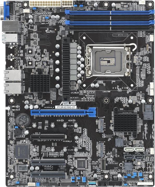 Actual product image ASUS P13R-E/10G-2T ATX 1x LGA 1700 DDR5 2x10G ASMB11 (LGA 1700, Intel C266, ATX)