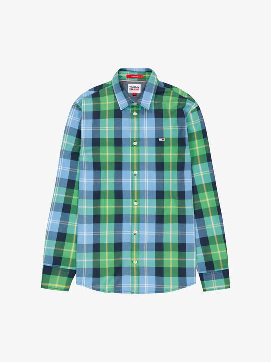 Image du produit Tommy Hilfiger chemise dÃ©contractÃ©e Ã carreaux verts (XL)