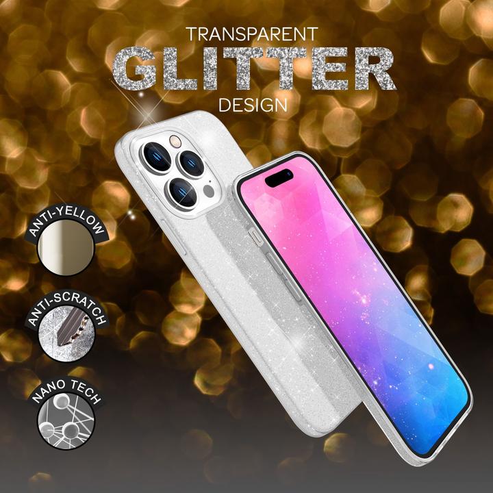 Produktbild Nalia Glitzer Hülle (Apple iPhone 14 Pro)