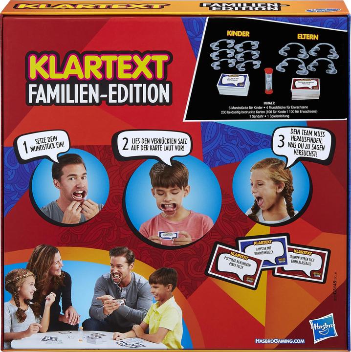 Produktbild Hasbro Gaming Klartext Familienedition (Deutsch)