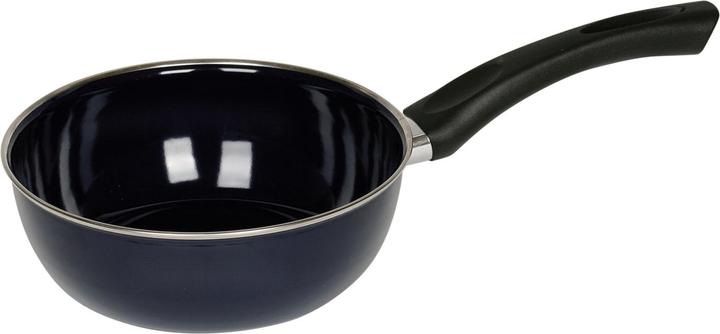 Riess La poêle à émail de grand-mère (20 cm, Poêle à frire, Acier inoxydable)
