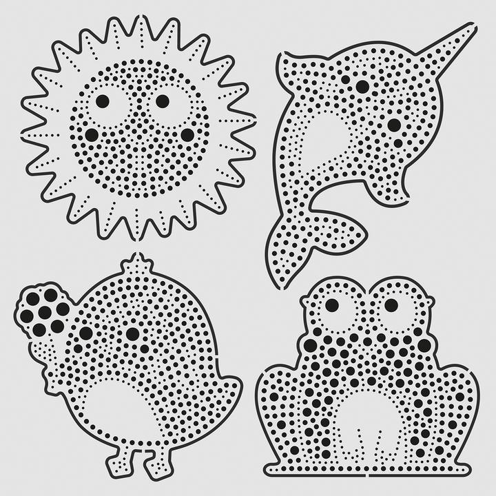 Actual product image Aladine Dot painting set Kawaii