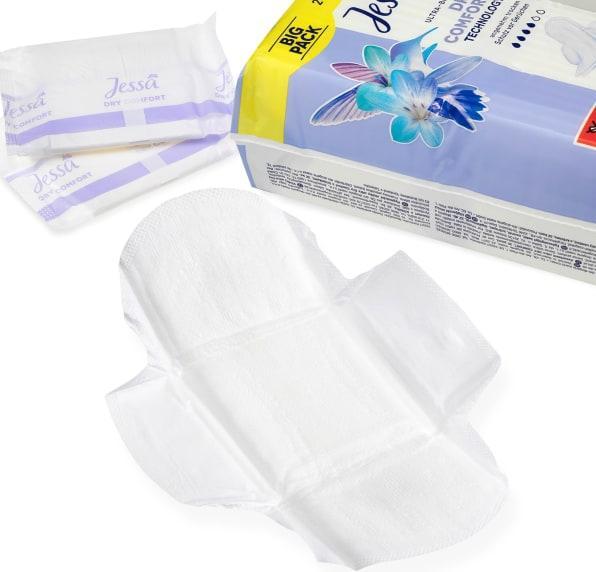 Image du produit dm Jessa Ultra serviettes hygiéniques Dry Comfort (32 x, Tampons sanitaires)