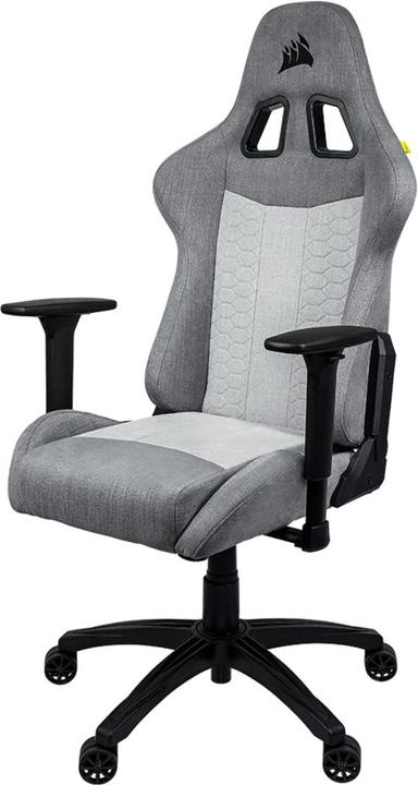 Actual product image Corsair TC100 RELAXED Fabric Tissu/Argent/Gris/2D